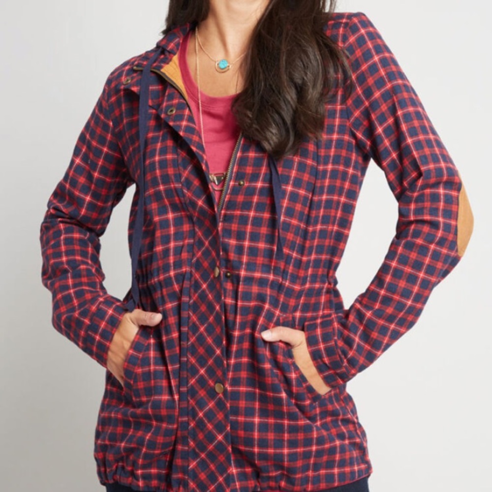 Plaid Flannel Spring Jacket